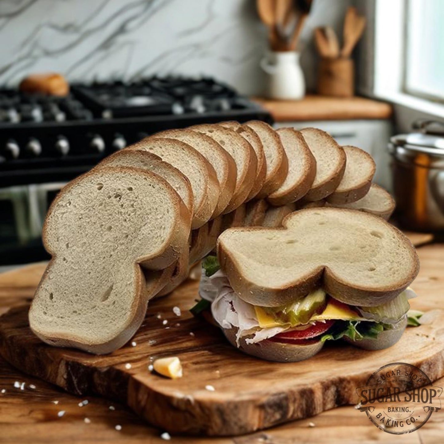 Keto 6 Seed Sandwich Bread – Fresh, Low-Carb, High -Protein, Paleo-Friendly, 5g Net Carbs per Slice